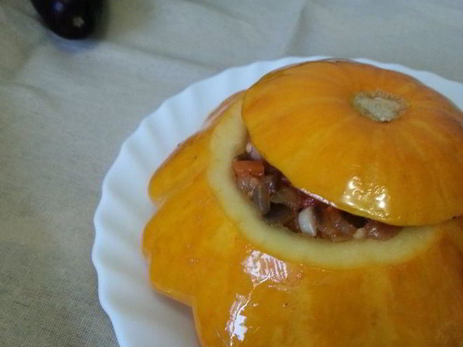 Рецепт патиссонов с начинкой