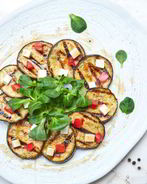 Печеные баклажаны с тофу