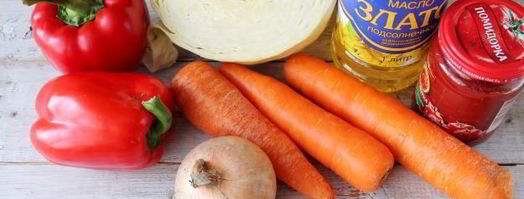 перец, фаршированный овощами, в томатной заливке. Шаг 4