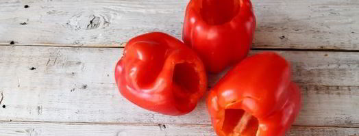 перец, фаршированный овощами, в томатной заливке. Шаг 7