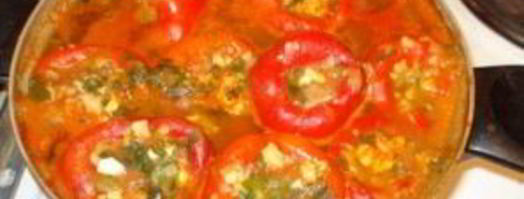 перец, фаршированный рыбой. Шаг 3