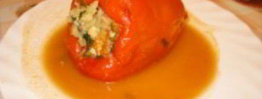 перец, фаршированный рыбой. Шаг 4