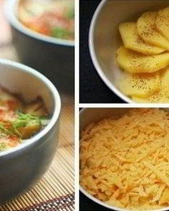 Сливочный картофель, запеченный в духовке