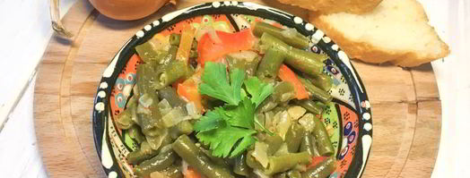 стручковая фасоль с болгарским перцем. Шаг 4