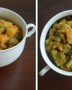 Стручковая фасоль с картофелем