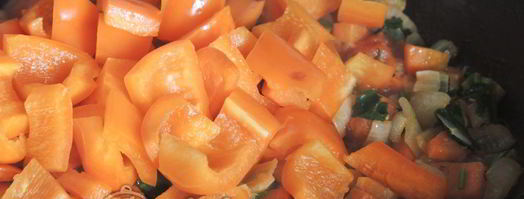 стручковая фасоль с овощами. Шаг 12