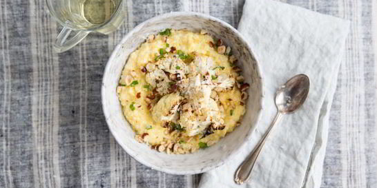 Цветная капуста на сковороде