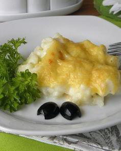 Цветная капуста под сырным соусом