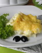 Цветная капуста под сырным соусом