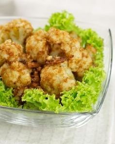 Цветная капуста с чесночно-сметанным соусом