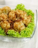 Цветная капуста с чесночно-сметанным соусом