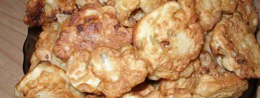 цветная капуста в кляре на газированной минеральной воде. Шаг 13