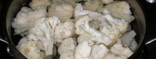 цветная капуста в кляре на газированной минеральной воде. Шаг 3