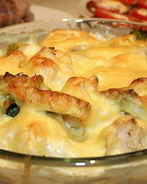 Цветная капуста, запеченная под соусом