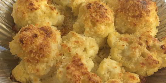 Цветная капуста запеченная с сыром