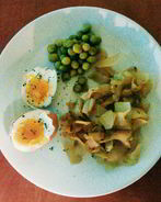 Тушеная капуста с вустерширским соусом