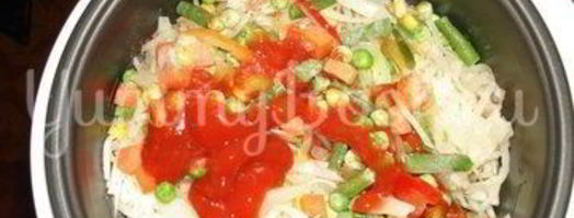 тушеная капуста в мультиварке. Шаг 3