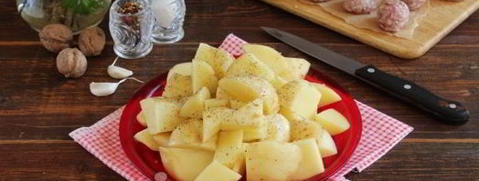 тушеная картошка с фаршем. Шаг 5