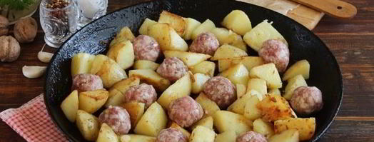 тушеная картошка с фаршем. Шаг 7