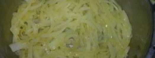 тушеная стручковая фасоль. Шаг 3