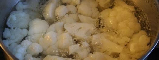 тушеная цветная капуста с сыром. Шаг 2