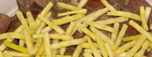 тушеный картофель с мясом. Шаг 8