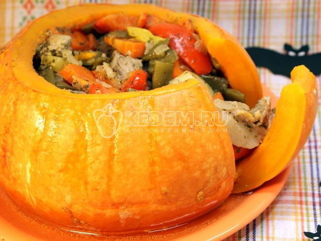 Рецепт тыквы фаршированной голова джека