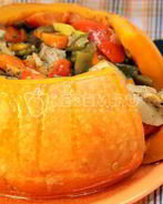 Тыква Фаршированная голова Джека