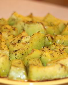 Тыква запеченная с солью