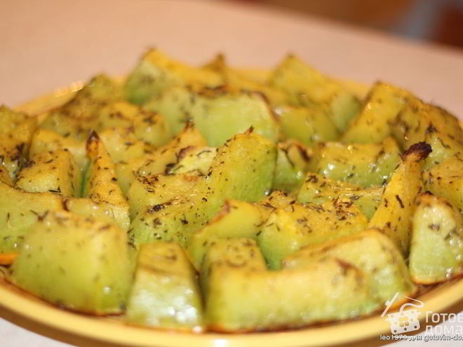 Рецепт тыквы запеченной с солью