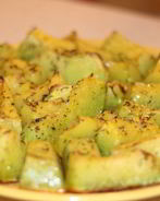 Тыква запеченная с солью