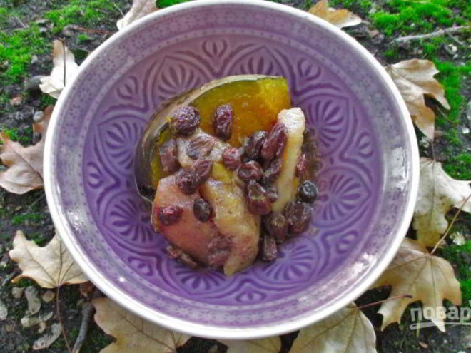 Рецепт тыквы, запеченной в фольге