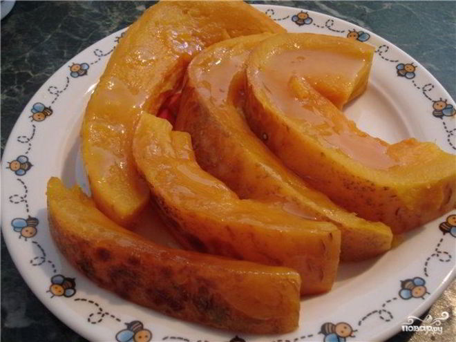 Рецепт тыквы запеченной в мультиварке