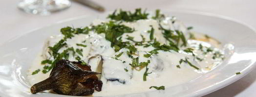 запеченный баклажан под соусом баже. Шаг 13