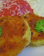 Жареная кольраби с сыром