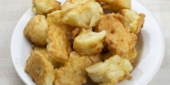 Жареная цветная капуста с яйцом