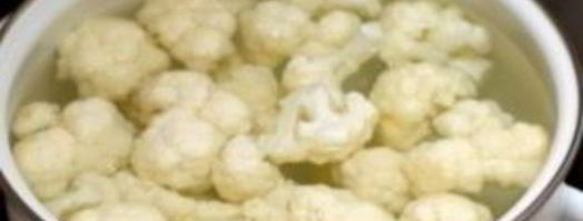 жареная цветная капуста с яйцом. Шаг 3