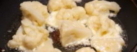 жареная цветная капуста с яйцом. Шаг 6