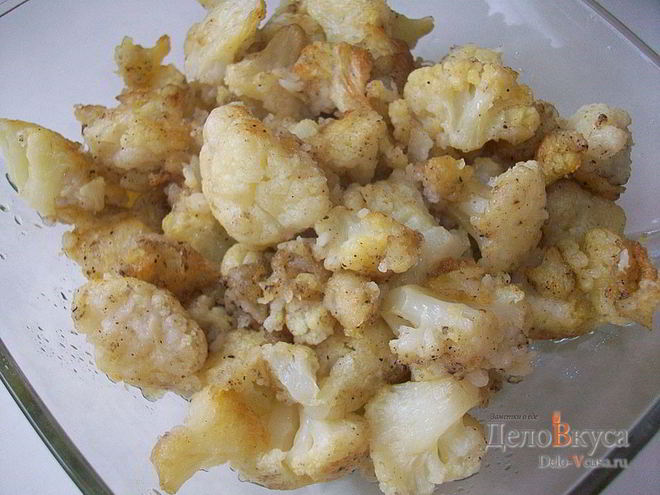 Рецепт жареной цветной капусты