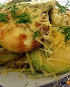 Жареные кабачки с сыром