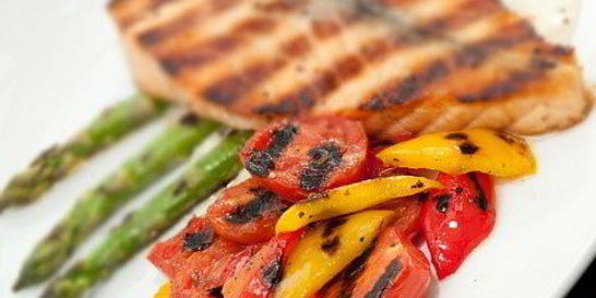 Жареные перцы с чесноком