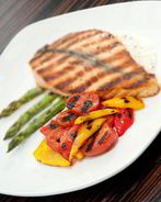 Жареные перцы с чесноком