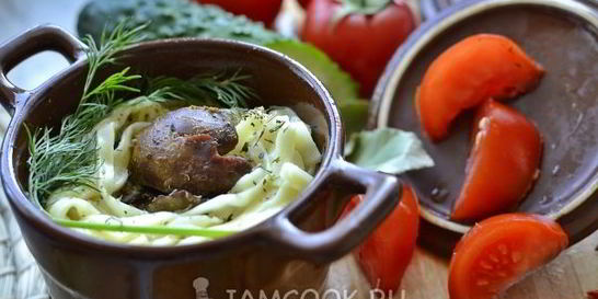 Barilla Tagliatelle Bolognesi с куриной печенью