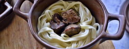 barilla tagliatelle bolognesi с куриной печенью. Шаг 14