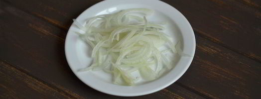 говяжья печень с яблоками и луком. Шаг 2