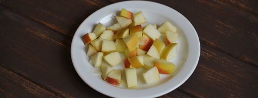 говяжья печень с яблоками и луком. Шаг 3