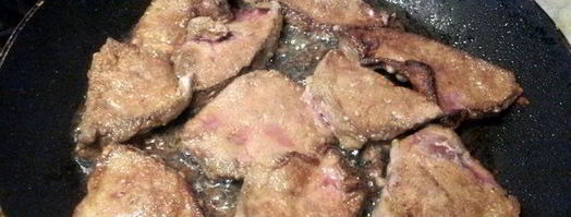 говяжья печень в сливочном соусе. Шаг 2