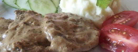 говяжья печень в сливочном соусе. Шаг 4