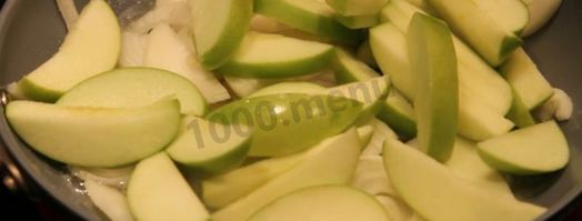 говяжья печень жареная с луком. Шаг 7