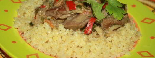 индюшиная печень с овощами в сметанном соусе в мультиварке. Шаг 8